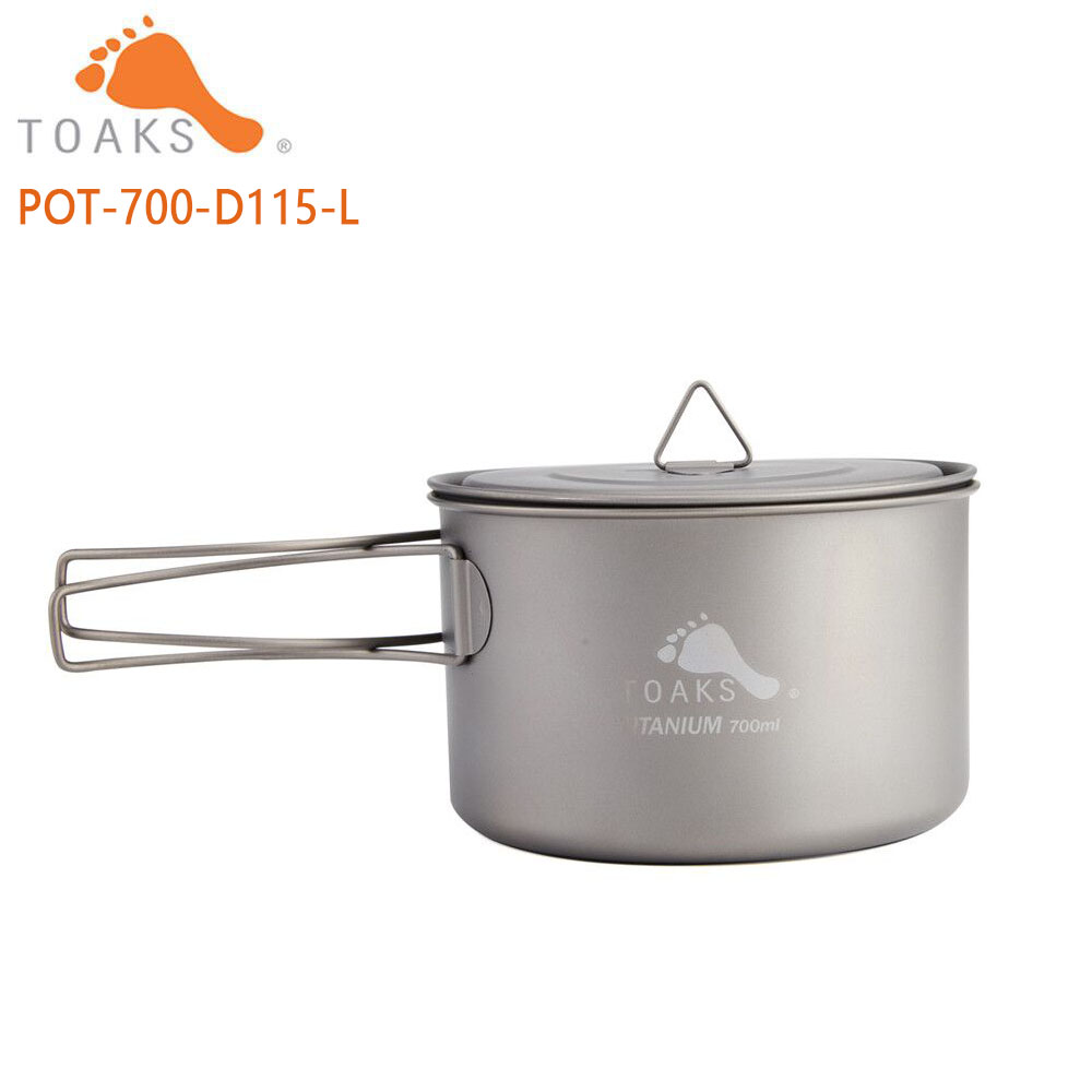 Camping Outdoor Cooking Equipment - Toaki czysty tytan naczynia kempingowe garnki
