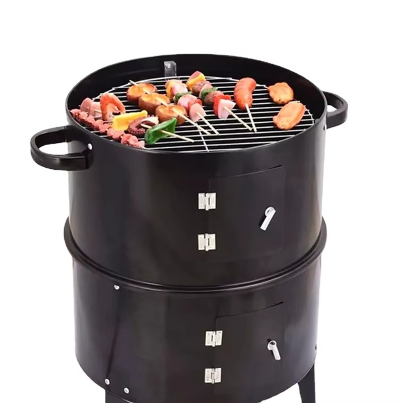 Camping Double Cooking Stove - Grill g3BBQ Okrągły Palnik na węgiel