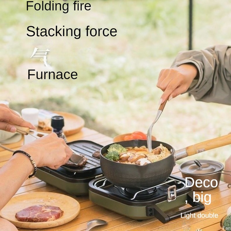 Camping Double Cooking Stove - Kuchenka Naturehike składana podwójna kuchenka gazowa