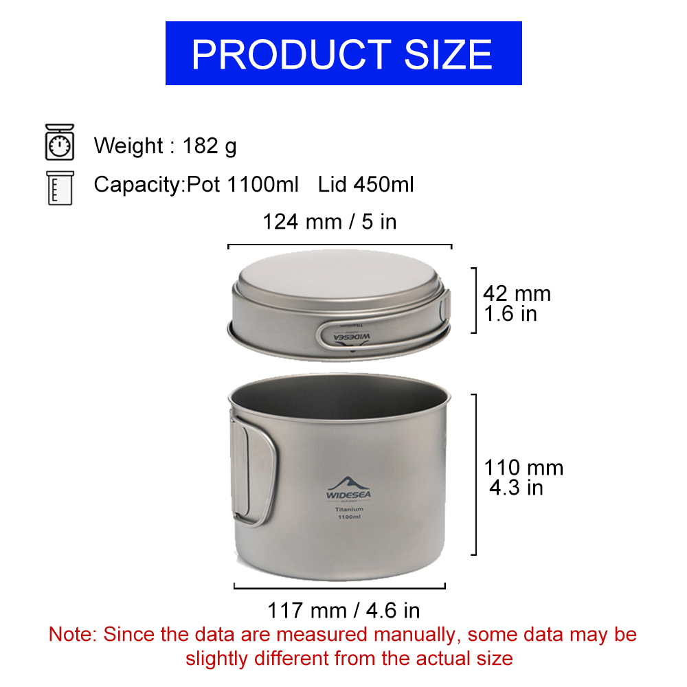 Widesea Ultralekki Tytanowy Ga – Camping Outdoor Cooking Equipment recenzja i cena