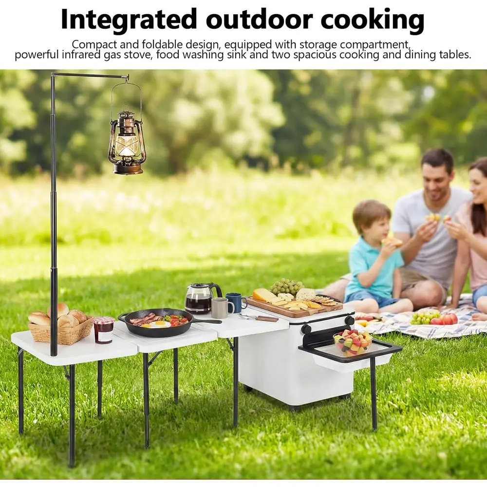 Przenośna składana kuchnia kem – Camping Cooking Kitchen recenzja i cena