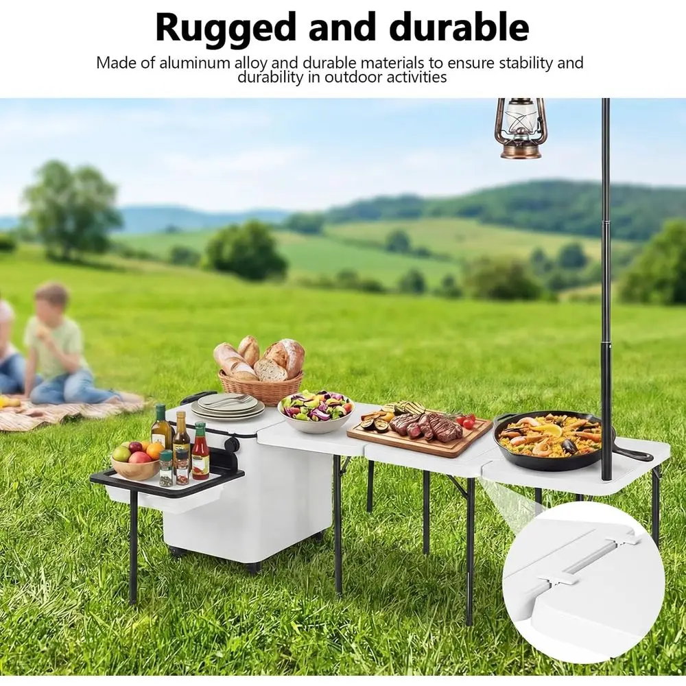 Przenośna składana kuchnia kem – Camping Cooking Kitchen recenzja i cena