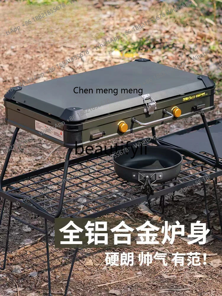 Grill gazowy dwugłowicowy Z189 – Camping Double Cooking Stove recenzja i cena