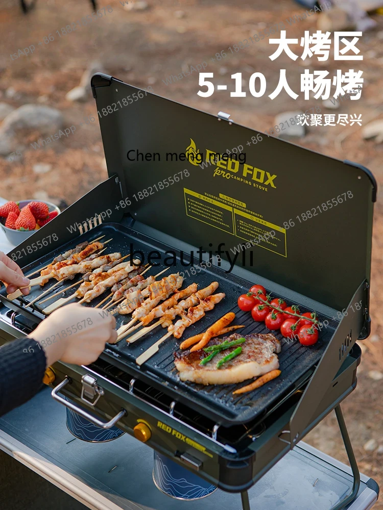 Grill gazowy dwugłowicowy Z189 – Camping Double Cooking Stove recenzja i cena