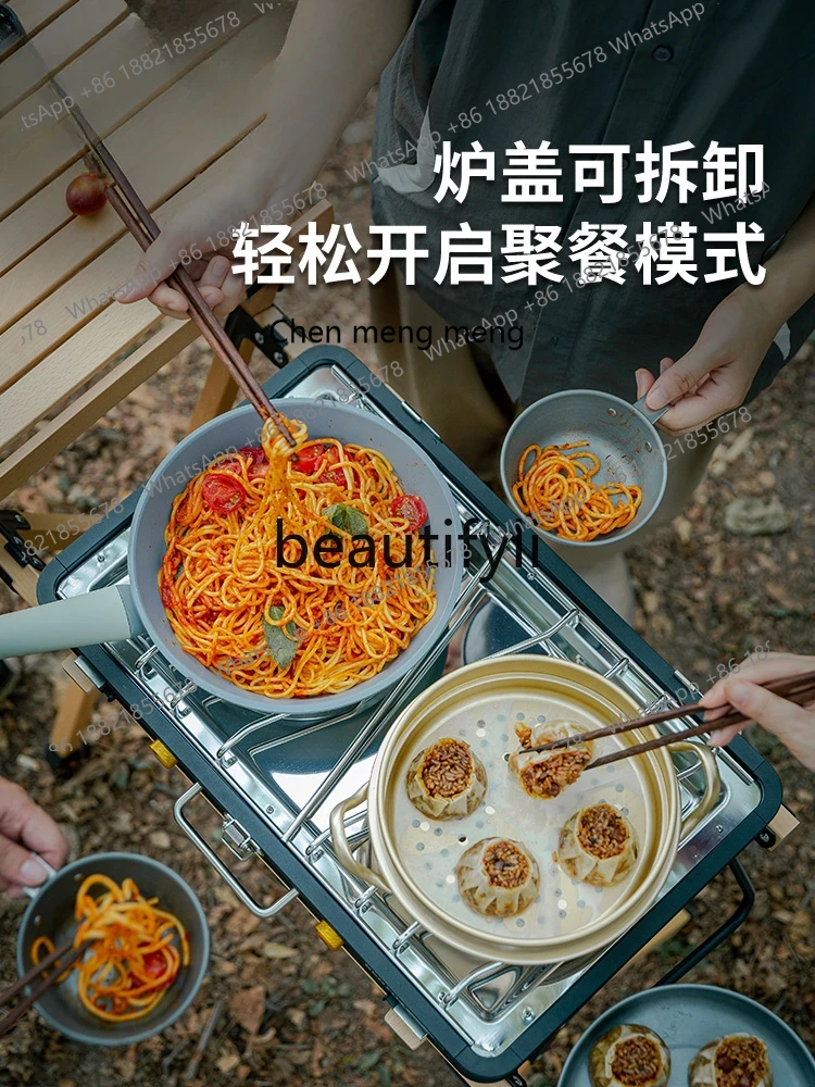 Grill gazowy dwugłowicowy Z189 – Camping Double Cooking Stove recenzja i cena