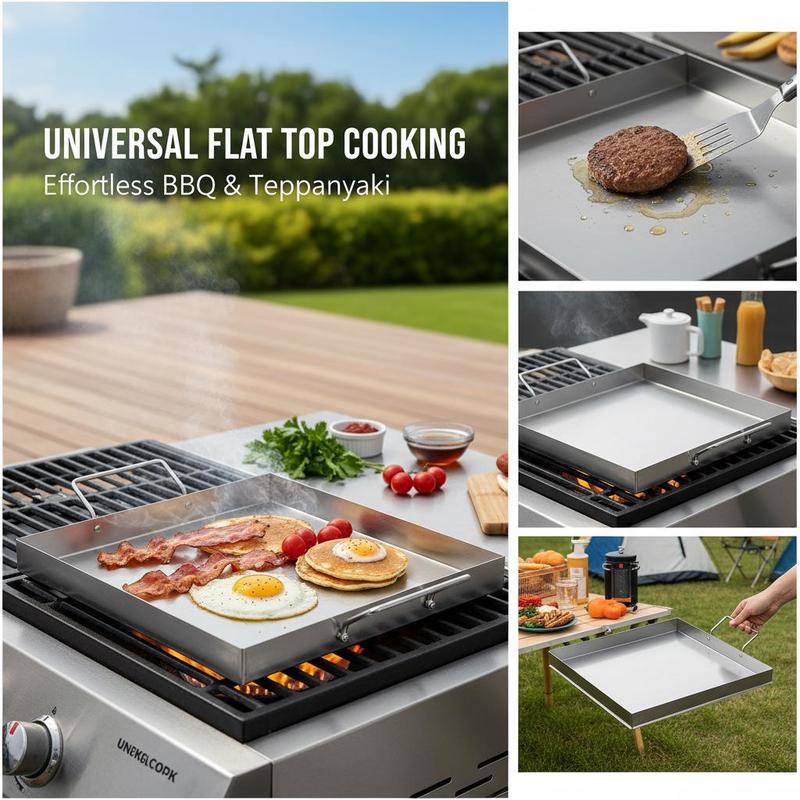 Uniwersalna płaska płyta grill – Camping Outdoor Cooking Equipment recenzja i cena