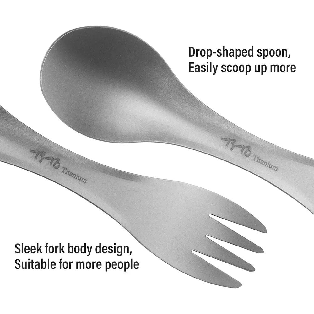 Łyżka Titanium Spork 2 w 1 Ult – Camping Outdoor Cooking Equipment recenzja i cena
