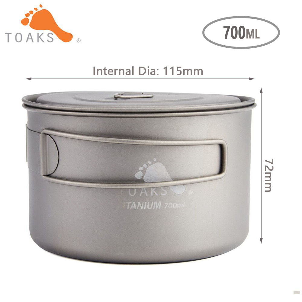 Toaki czysty tytan naczynia ke – Camping Outdoor Cooking Equipment recenzja i cena