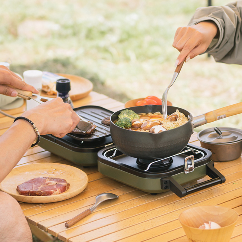 Składana dwupalnikowa kuchenka – Camping Double Cooking Stove recenzja i cena