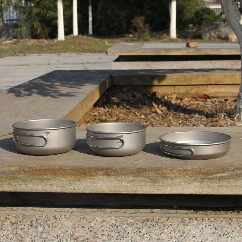 Keith 3PCS Titanium Cookware P – Camping Outdoor Cooking Equipment recenzja i cena