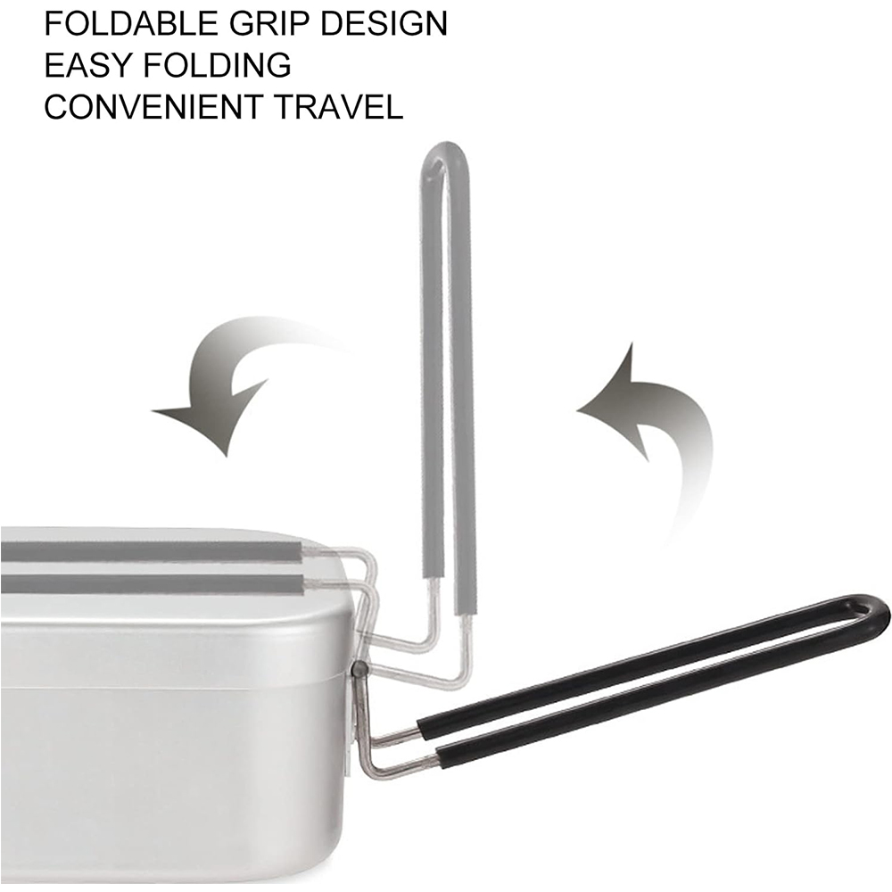 800ML Aluminiowe pudełka na lu – Camping Outdoor Cooking Equipment recenzja i cena