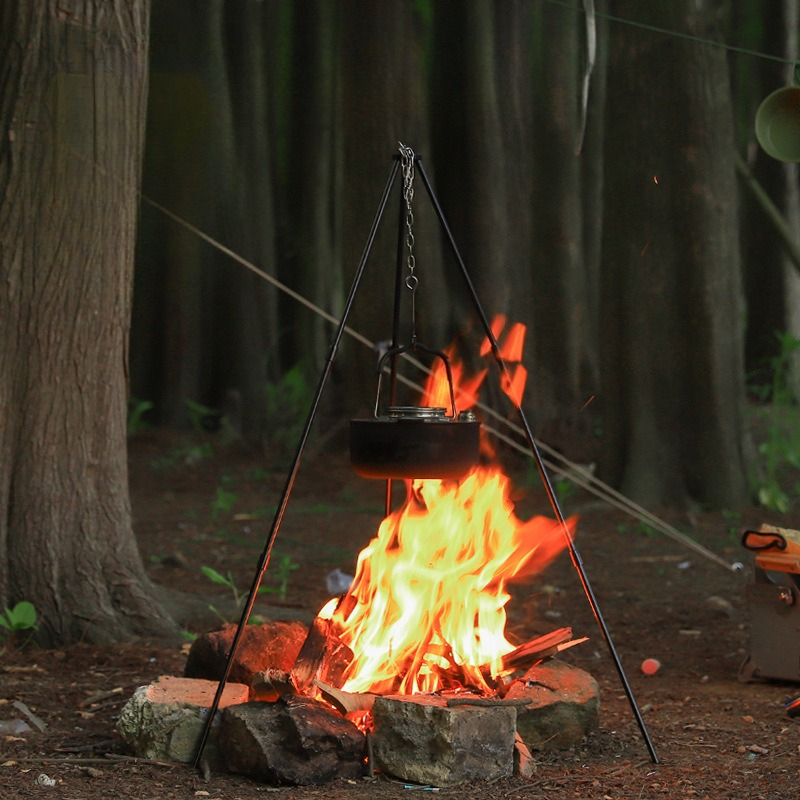 Przenośny trójnóg do gotowania – Camping Cooking Tripod recenzja i cena