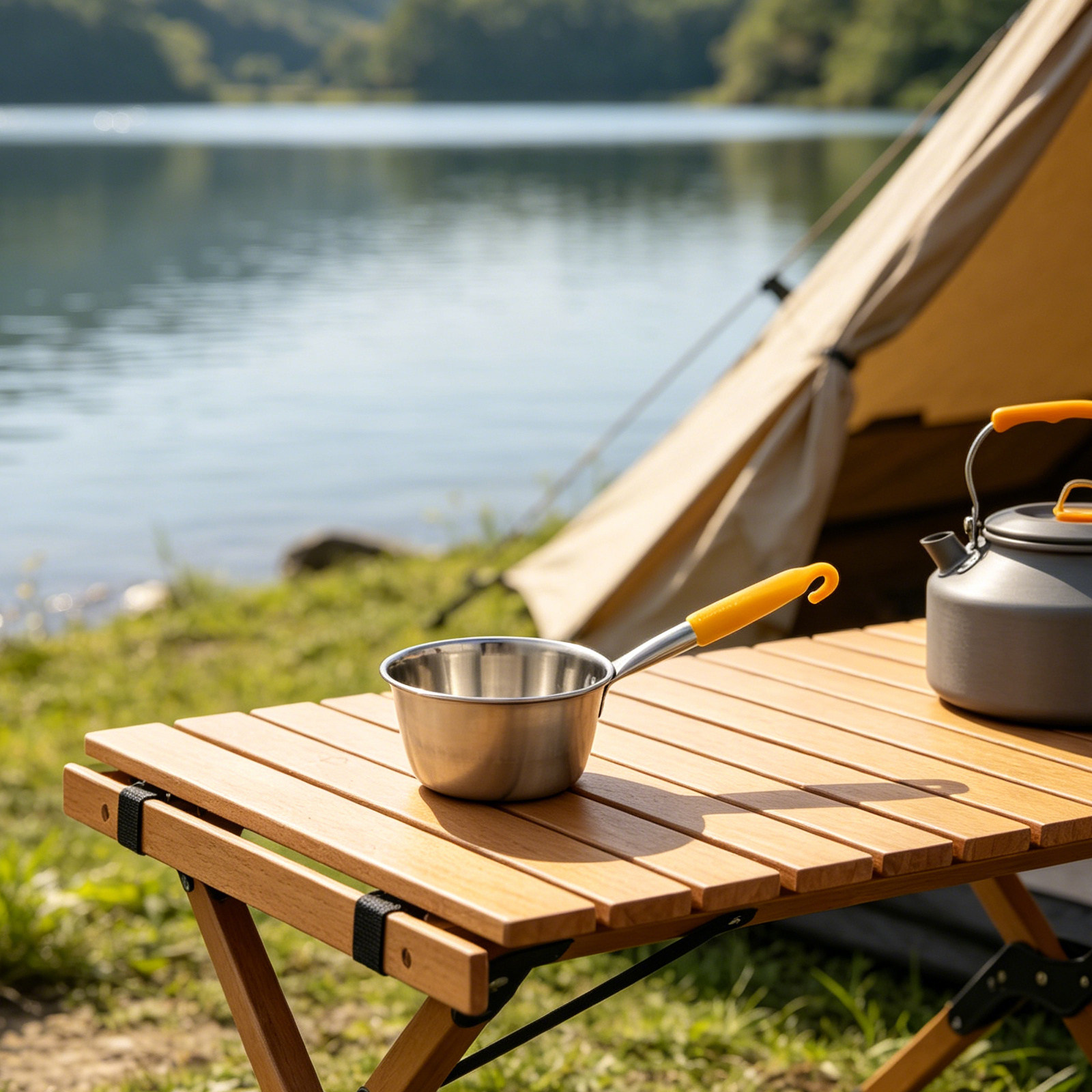 Przenośna łyżka do wody ze sta – Camping Cooking Kitchen recenzja i cena