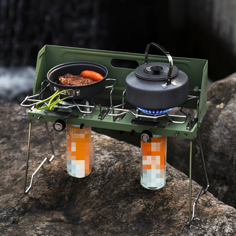 Przenośna Kuchenka Gazowa Zewn – Camping Double Cooking Stove recenzja i cena