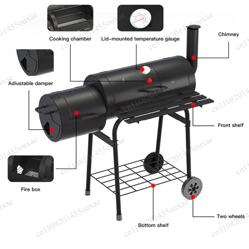 Dwustronna duża grilla do gril – Camping Double Cooking Stove recenzja i cena