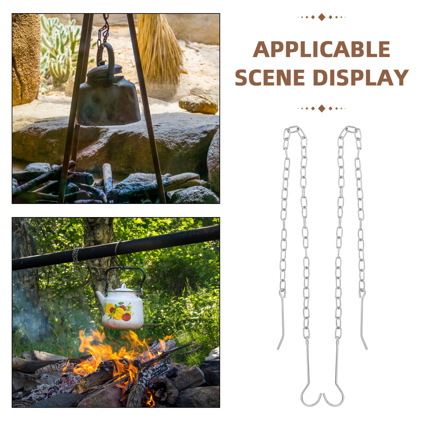 2 szt. Zewnętrzny łańcuch do z – Camping Double Cooking Stove recenzja i cena
