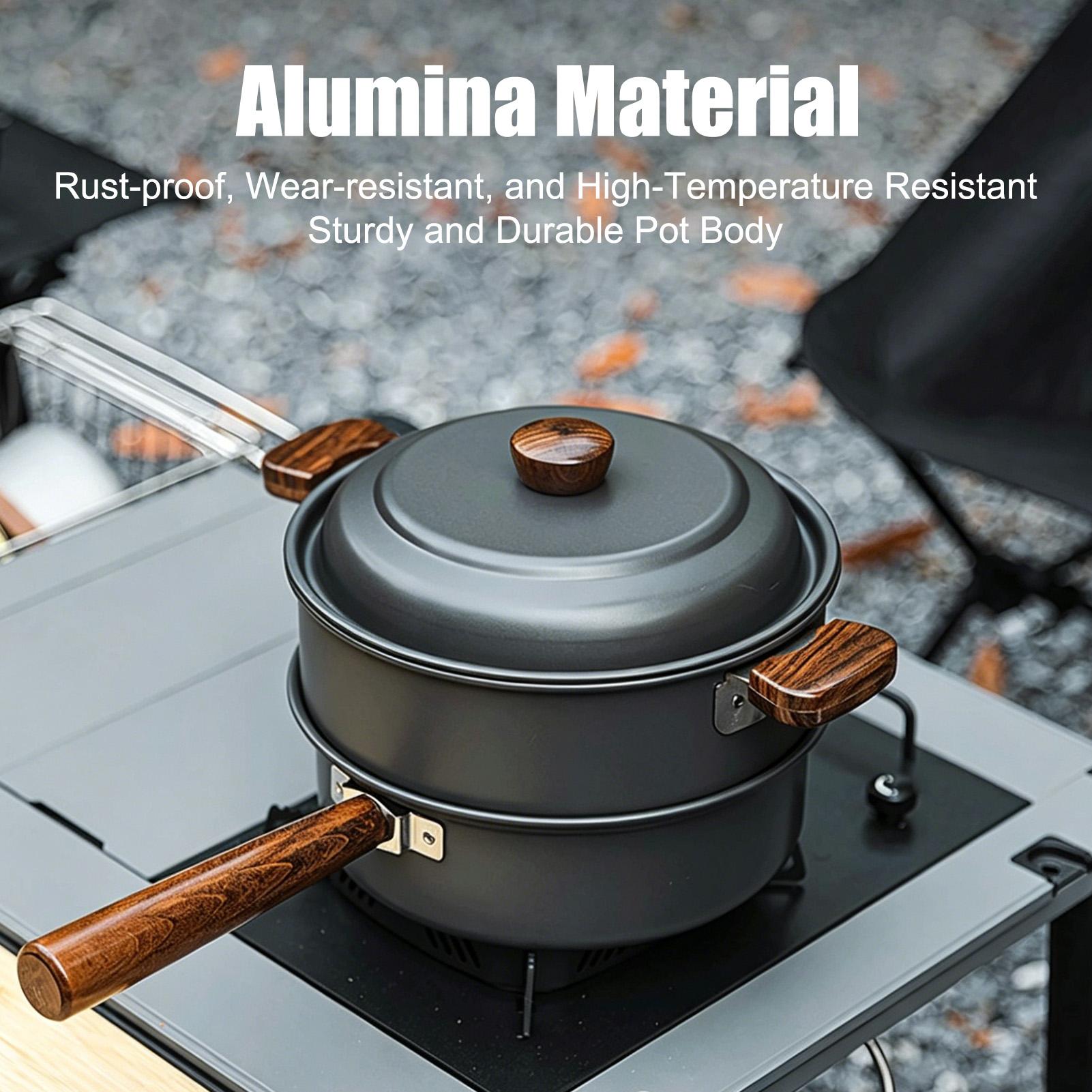 Przenośny garnek kempingowy, d – Camping Double Cooking Stove recenzja i cena