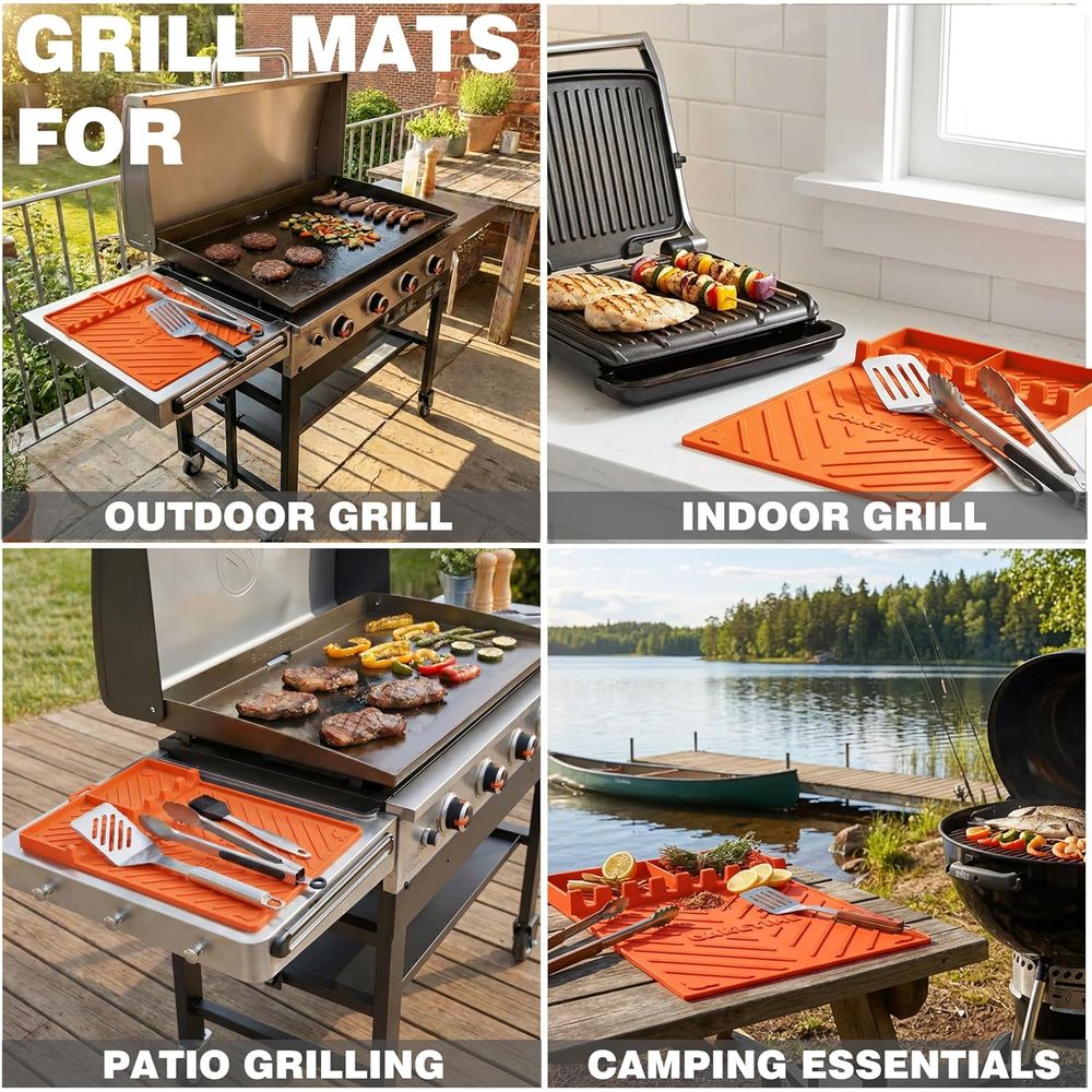 Silikonowe maty do grilla lub  – Camping Cooking Kitchen recenzja i cena
