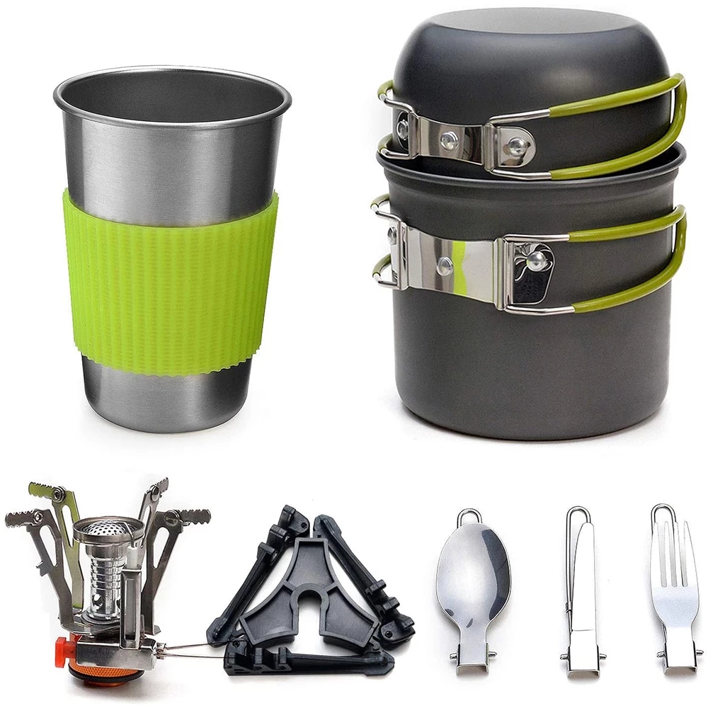 Zestaw naczyń kempingowych z k – Camping Outdoor Cooking Equipment recenzja i cena